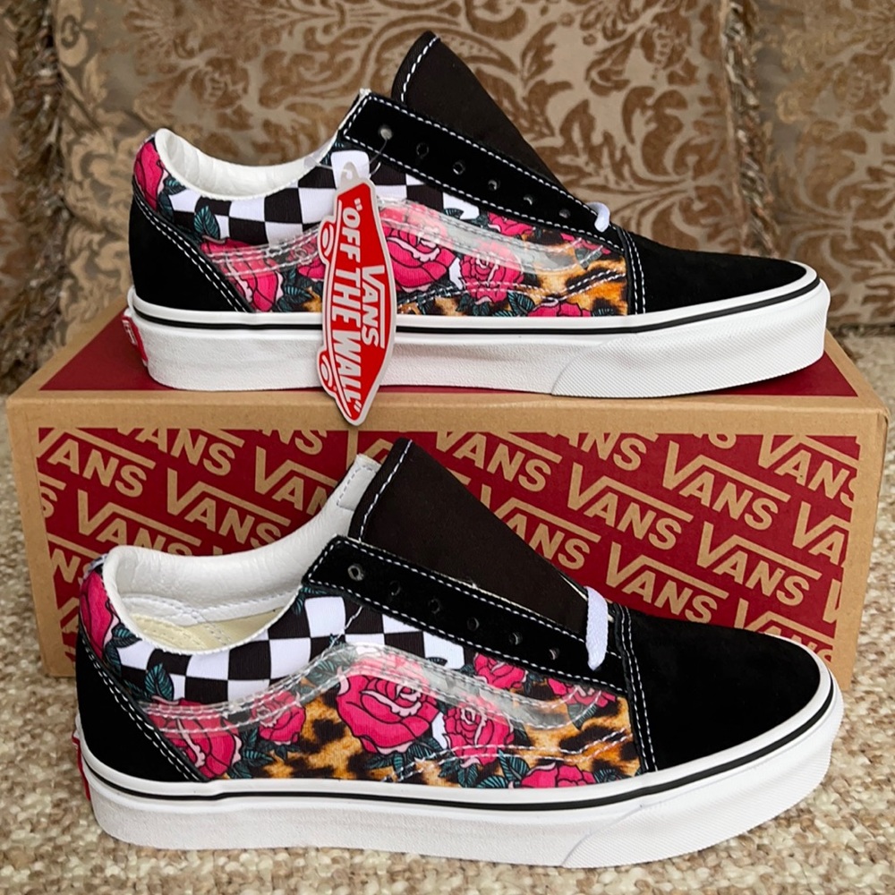 Vans Old Skool Rose/Animalchck True White/Multi WM